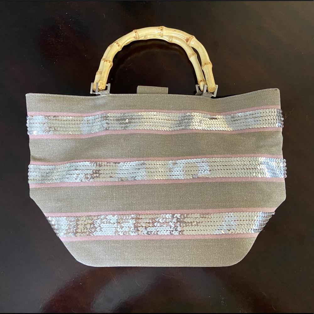 2 for $10 | Sequin Stripe Bag